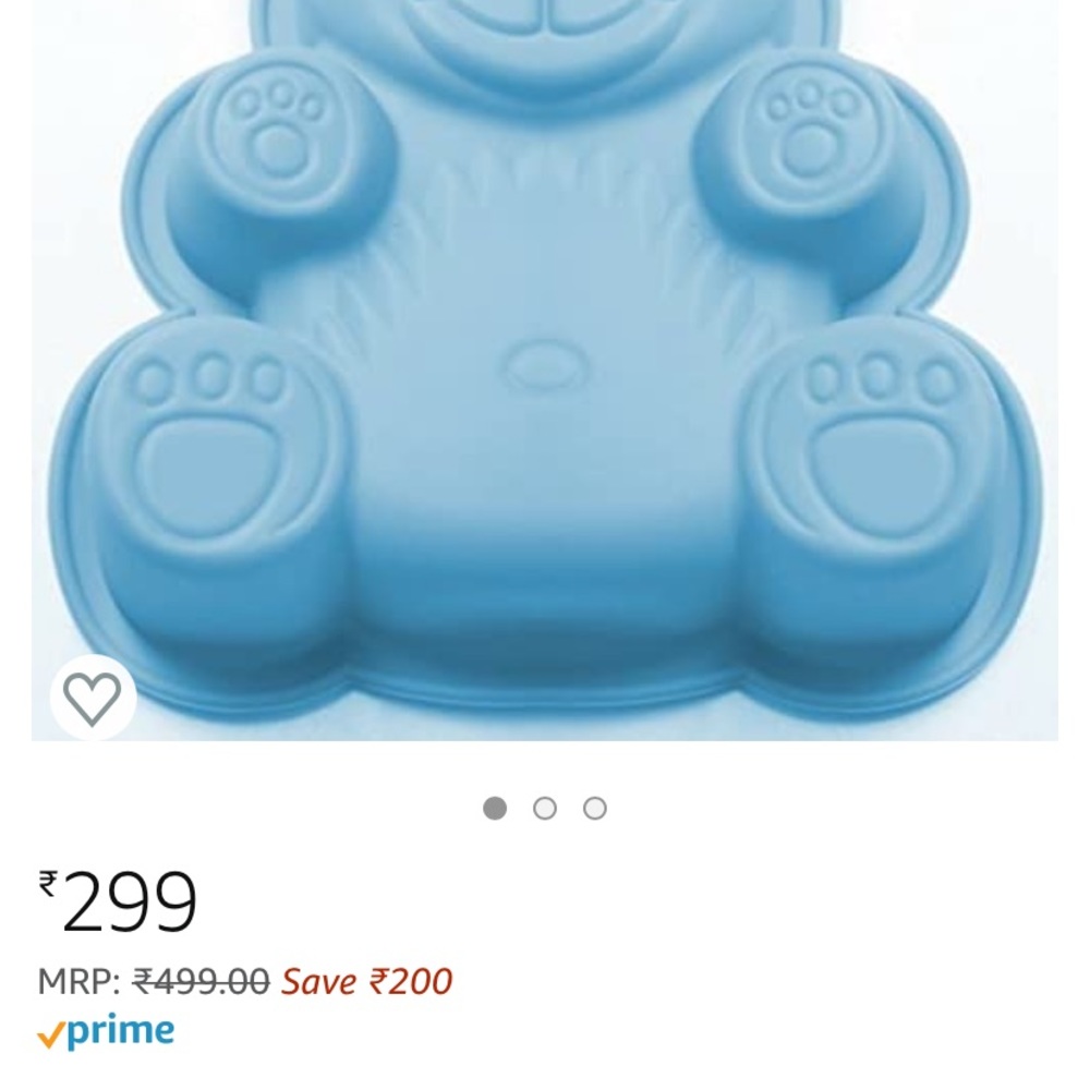 Silicone moulds for cake and two teddy bear moulds USED - Picture 5 of 5